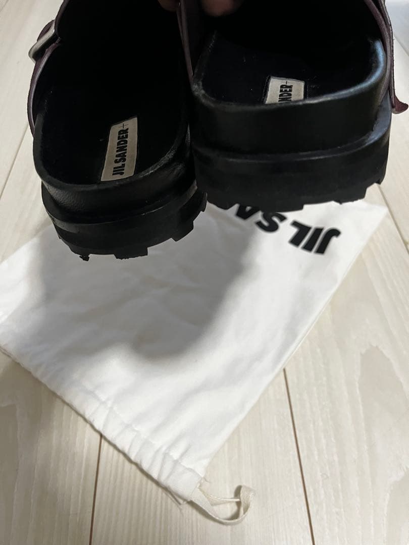 靴 JIL SANDER 24ss leather mule