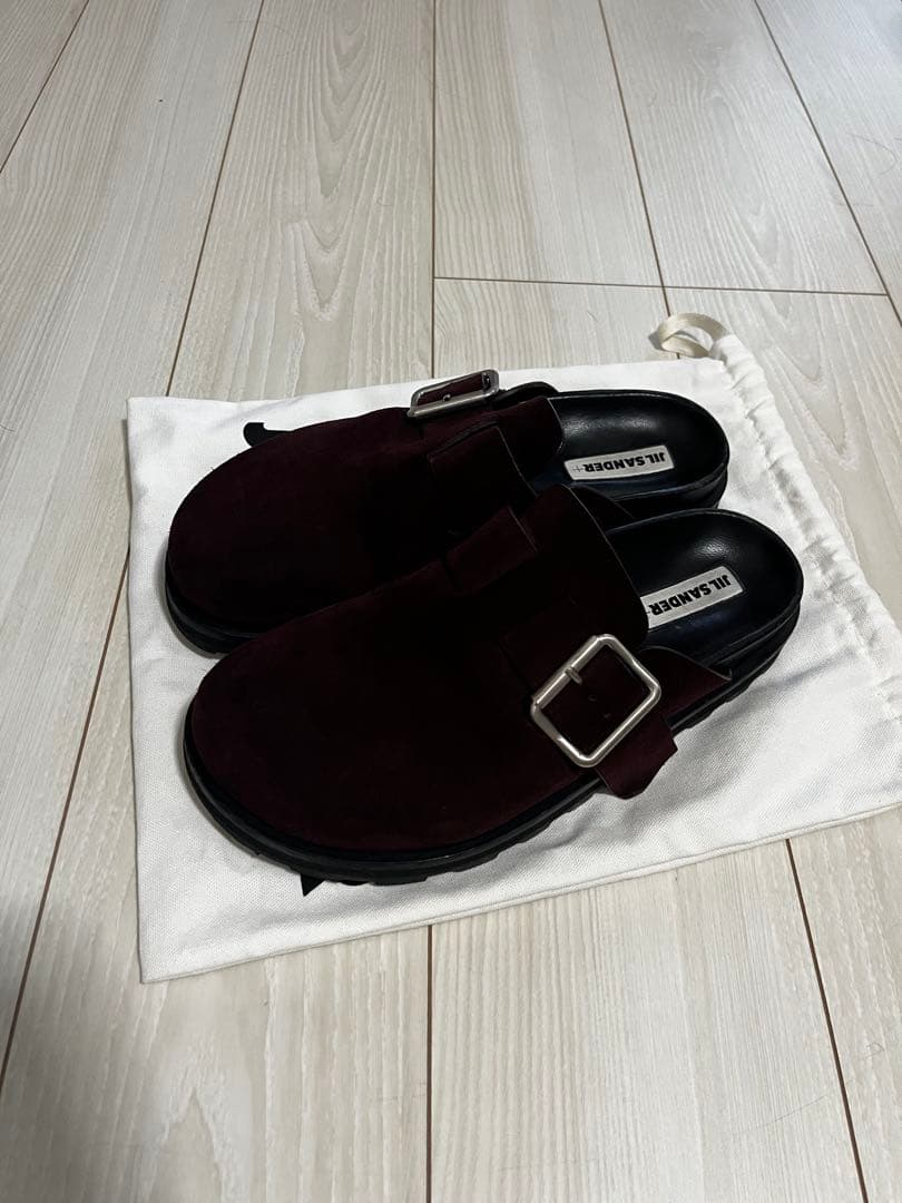 靴 JIL SANDER 24ss leather mule