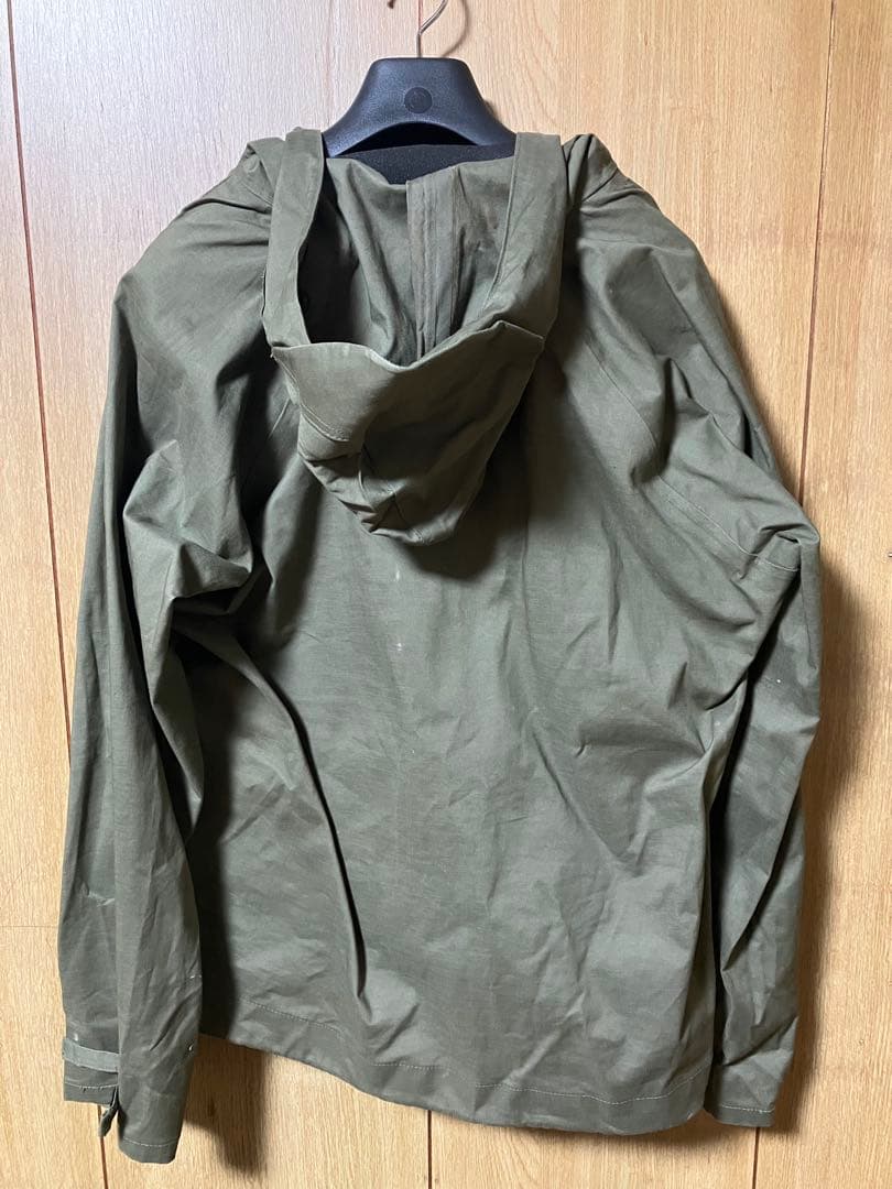 レインパーカー 米軍実物 SMALL デッキパーカー