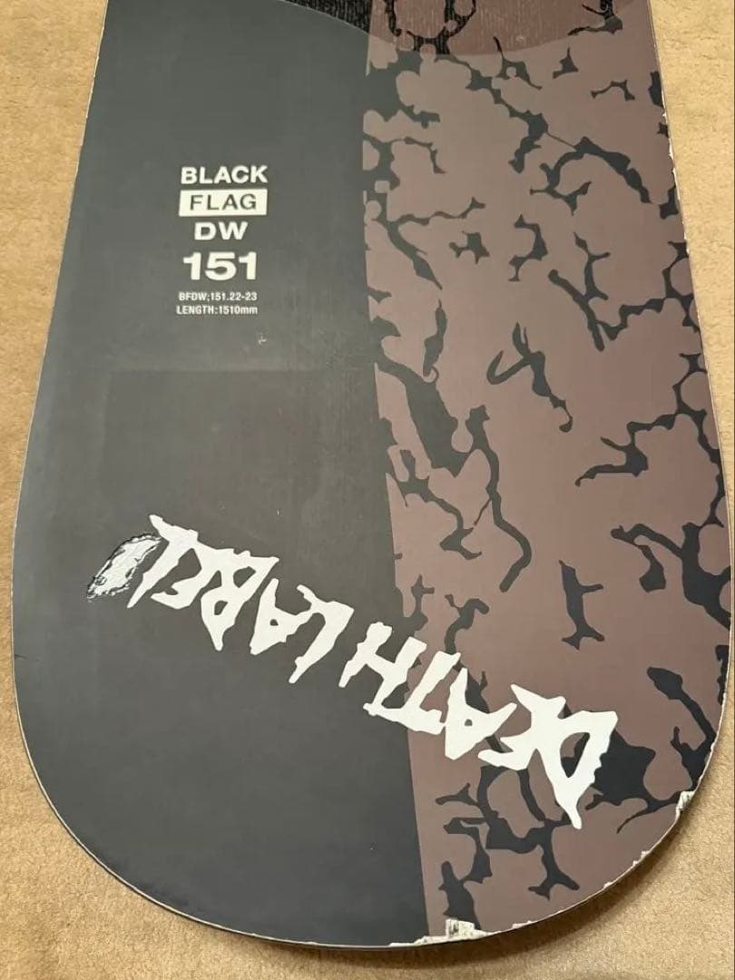 Death Label Boneless 151cm スノーボード