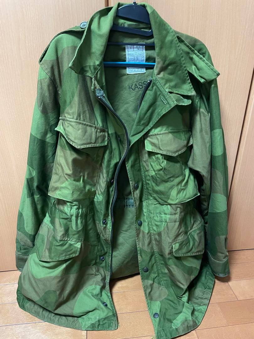実物　ノルウェー陸軍　M75迷彩スモック（M85・フィールドジャケット）サバゲー
