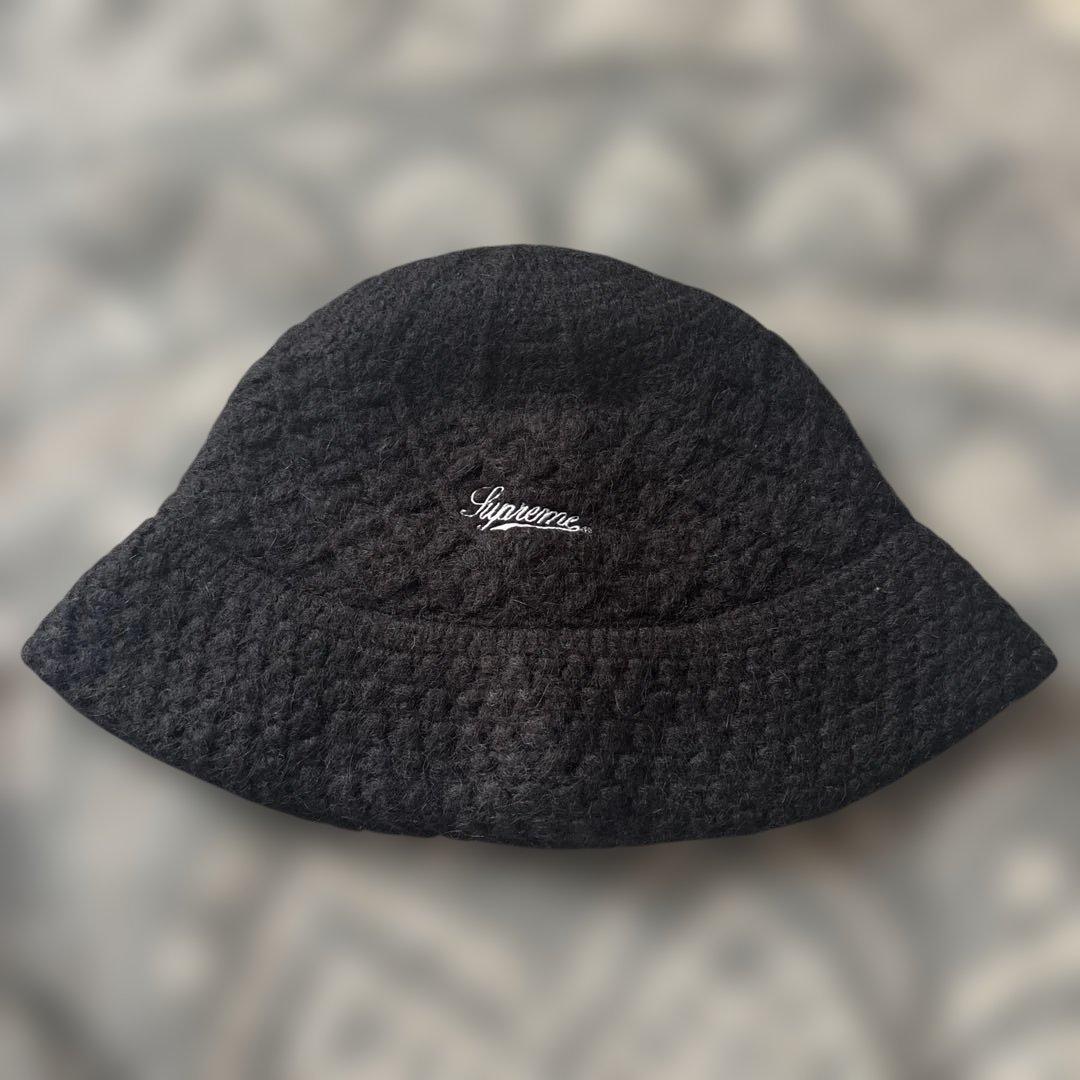 シュプリーム　ブラック バケットハットSupreme