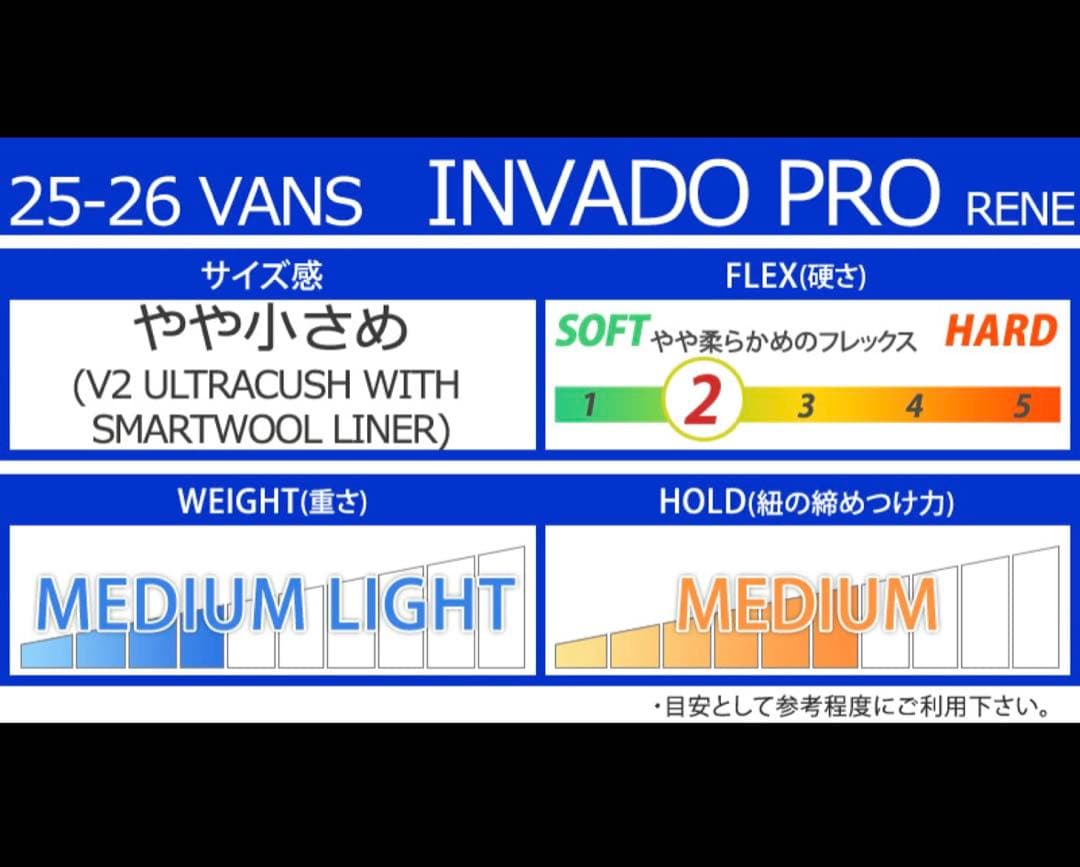 25-26 VANS/バンズ INVADO PRO Rene Rinnekang
