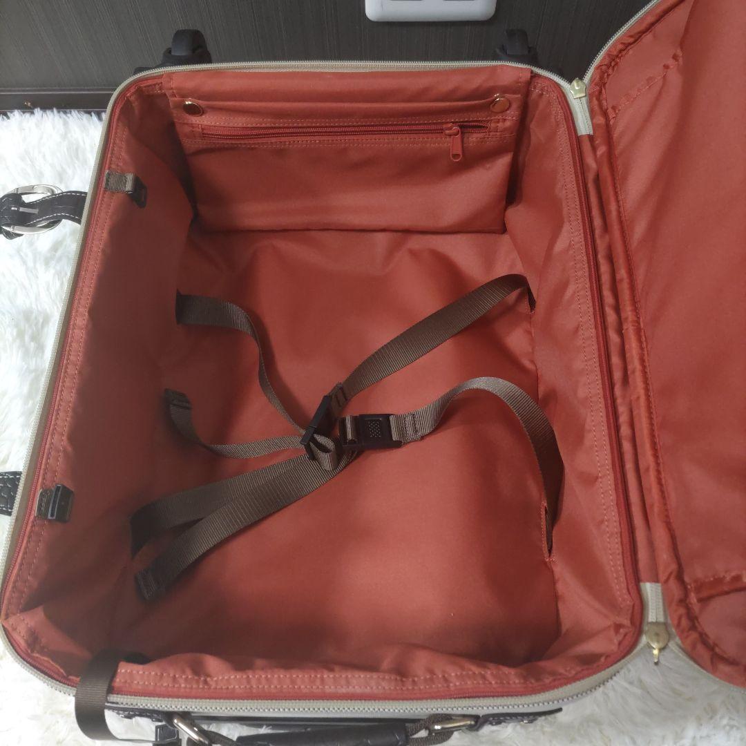 【未使用】 Swany スワニー トランクキャリー バッグ クロコダイル型押し