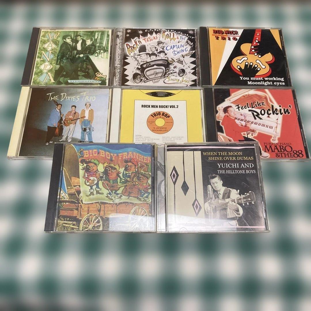 ジャパニーズロカビリー ユーイチ&ザ ヒルトーンボーイズ他 CD8枚セット