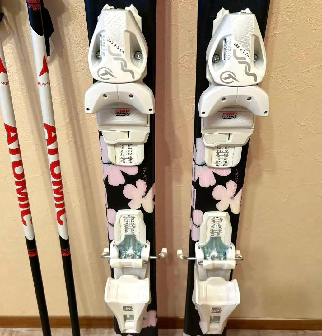 ◾️カービングスキーセット　スキー板130㎝ ブーツ23㎝ 子供用　ジュニア用