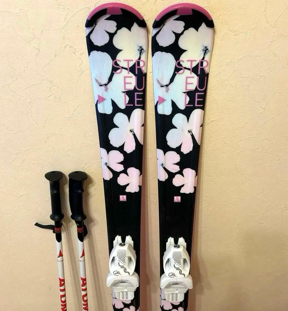 ◾️カービングスキーセット　スキー板130㎝ ブーツ23㎝ 子供用　ジュニア用