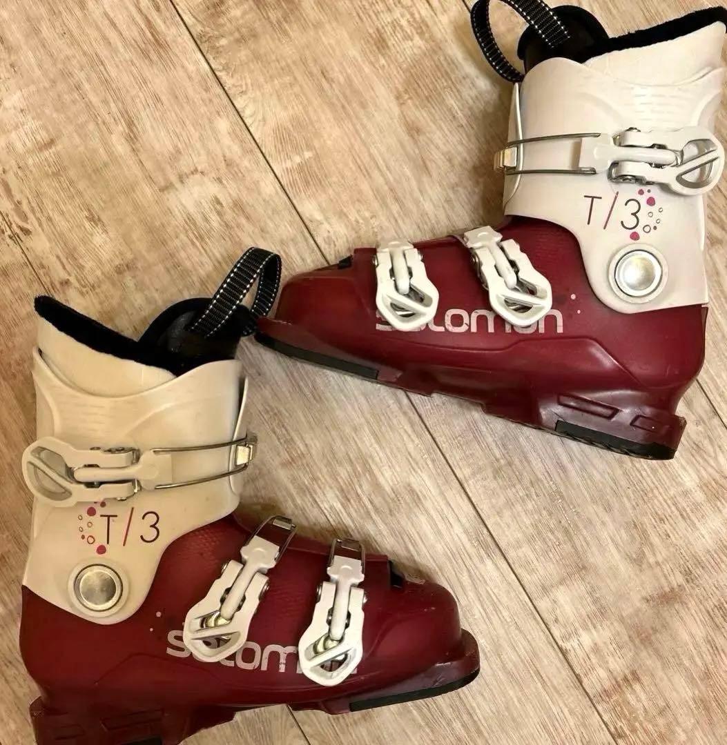 ◾️カービングスキーセット　スキー板130㎝ ブーツ23㎝ 子供用　ジュニア用