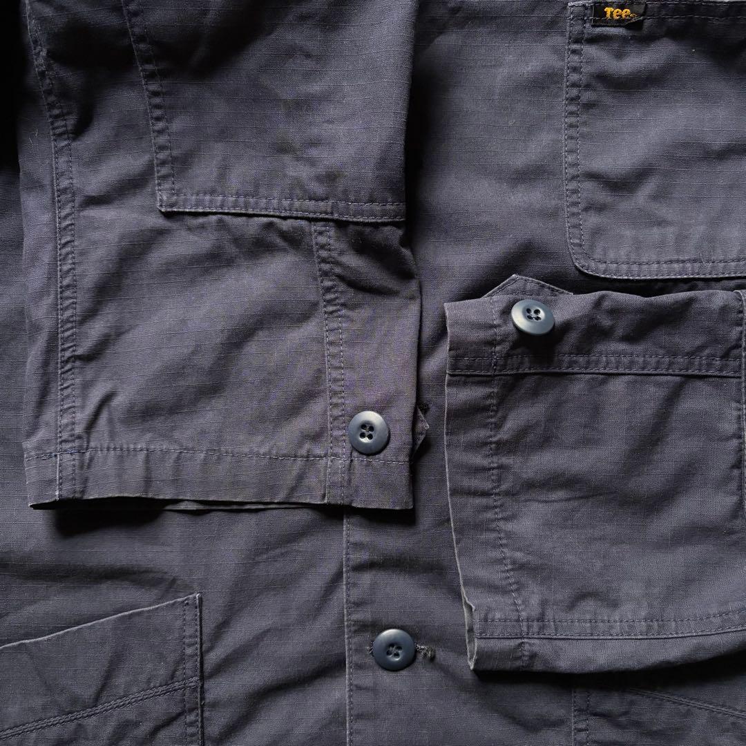 【激レアステーキタグ/日本製】 テンダーロイン カバーオール 無地 ネイビー L