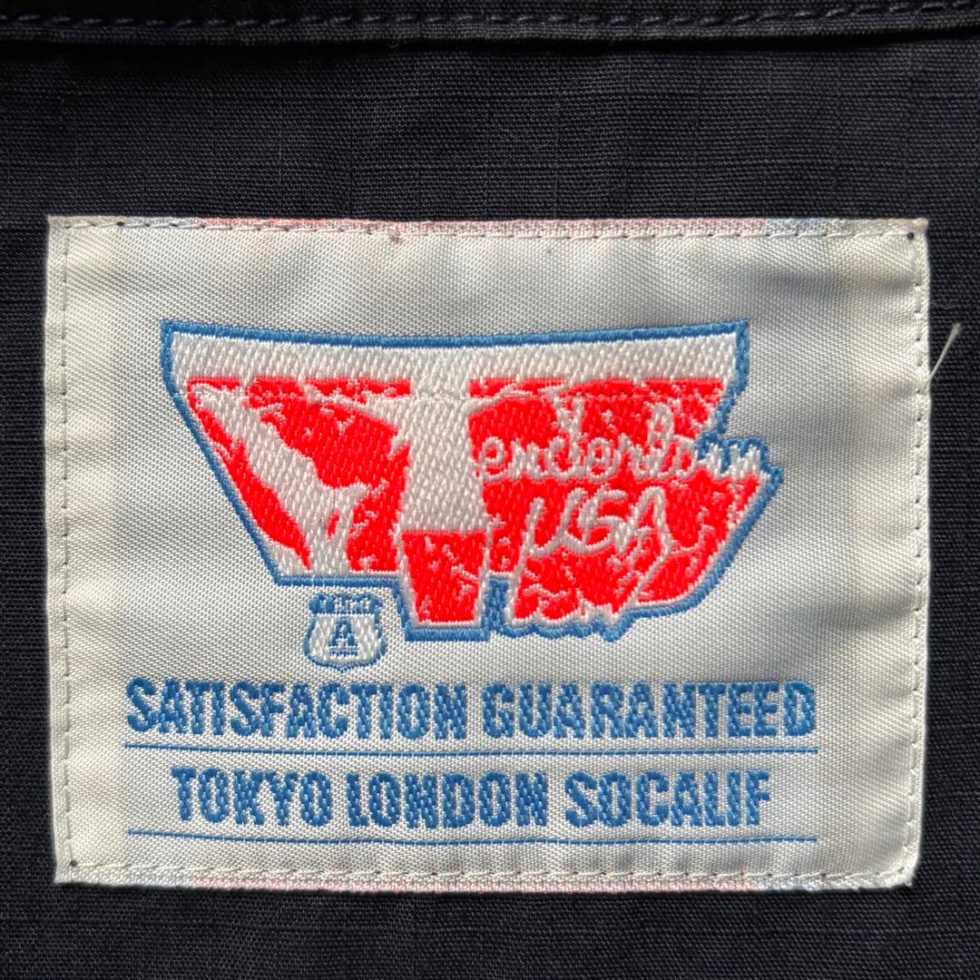 【激レアステーキタグ/日本製】 テンダーロイン カバーオール 無地 ネイビー L