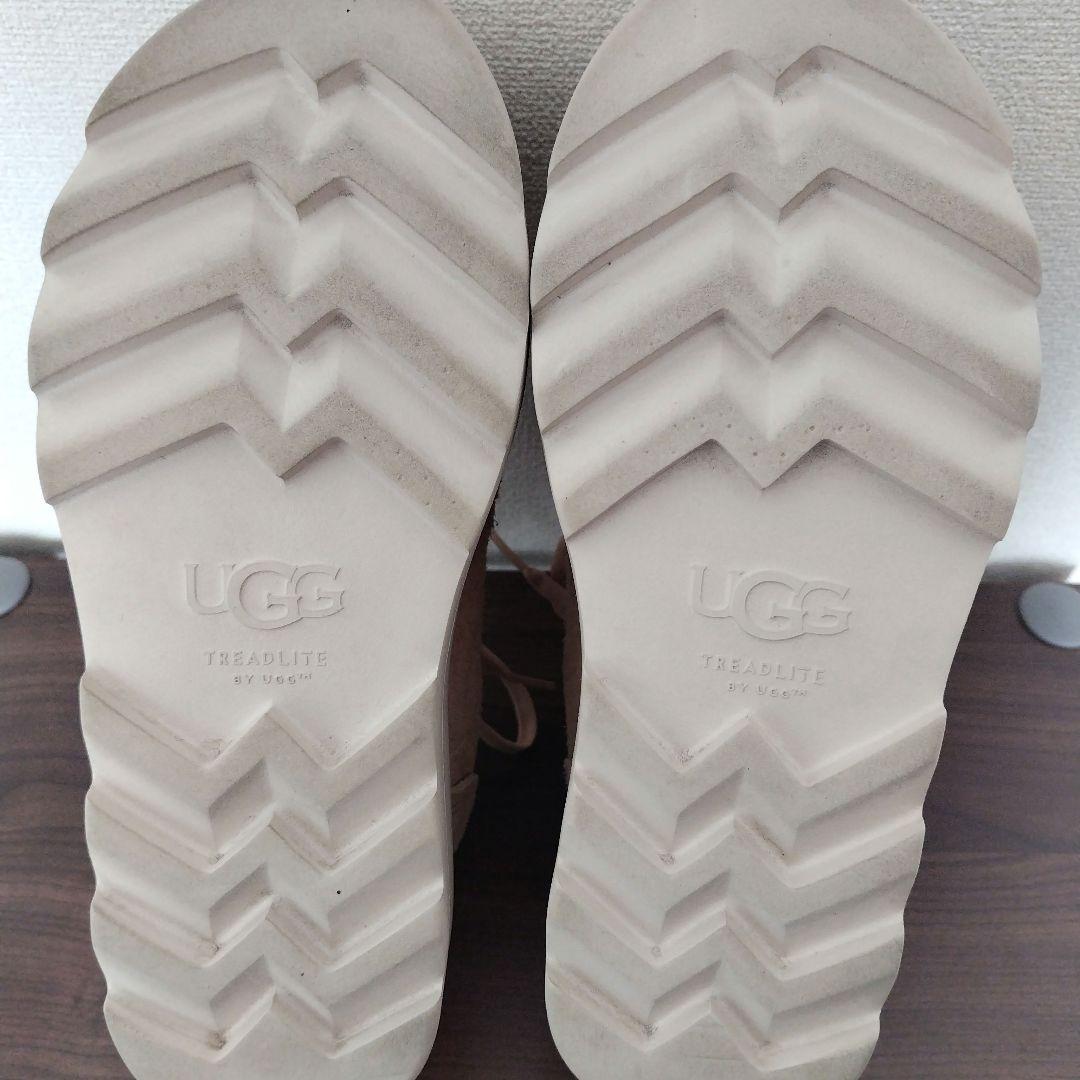 ♛美品♛2度着用 UGG マリンメガレース♛ 25㎝ お値下げ！！厚底スニーカー