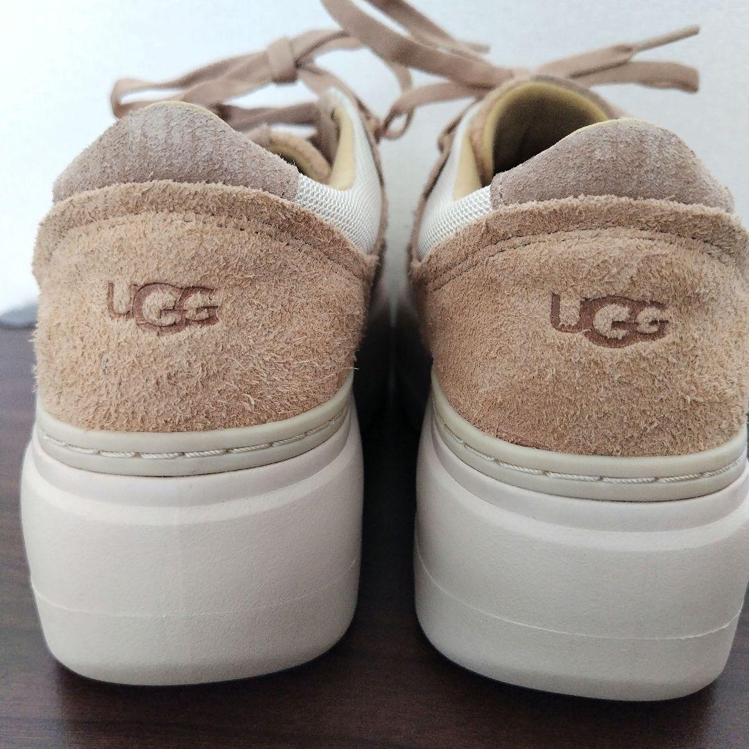 ♛美品♛2度着用 UGG マリンメガレース♛ 25㎝ お値下げ！！厚底スニーカー