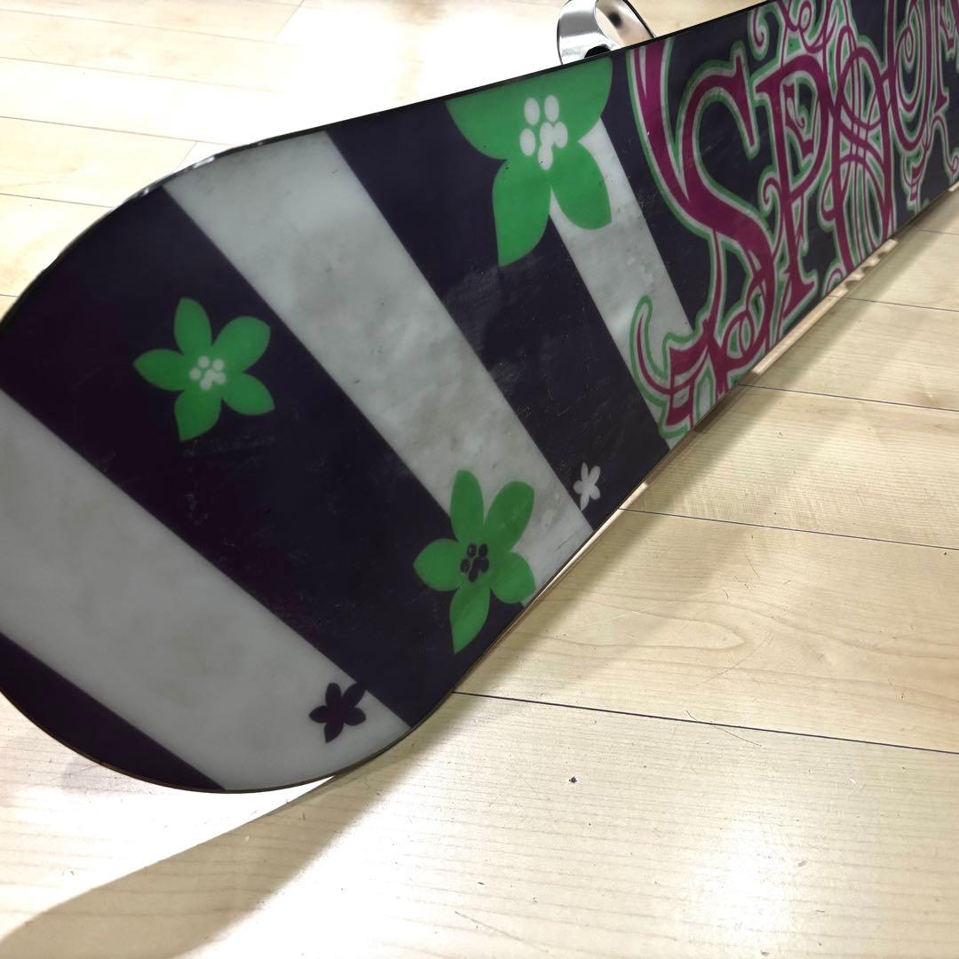 SPOON 2点　Angel 135　スノーボード　上位ビンディング　ピンク