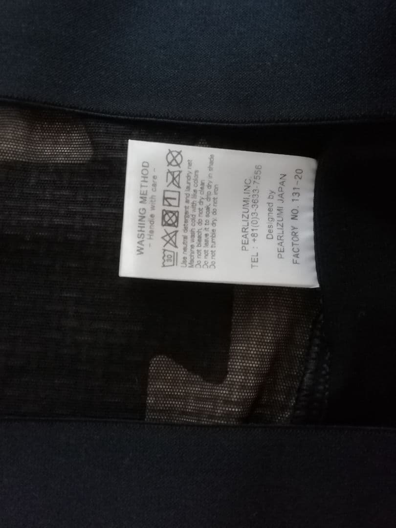 即出荷パールイズミ　ビブショーツ　black/navy M