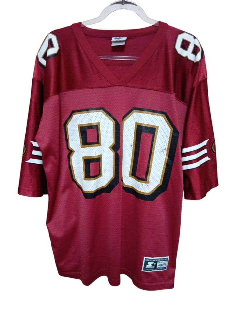 STARTER サンフランシスコ・49ers ゲームシャツ RICE　80