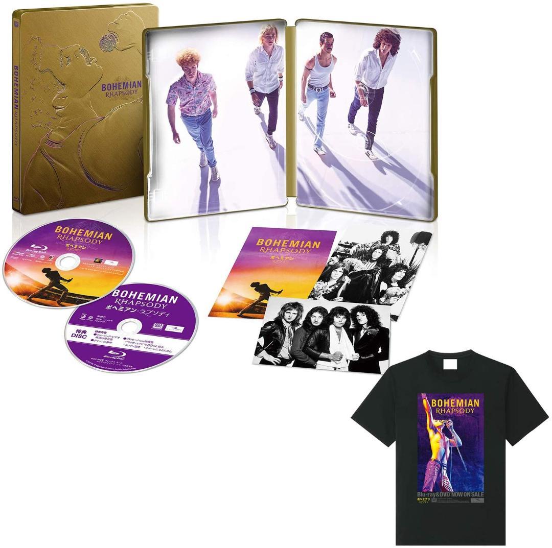 ボヘミアン・ラプソディ ブルーレイ版スチールブック仕様（オリジナルTシャツ付き)