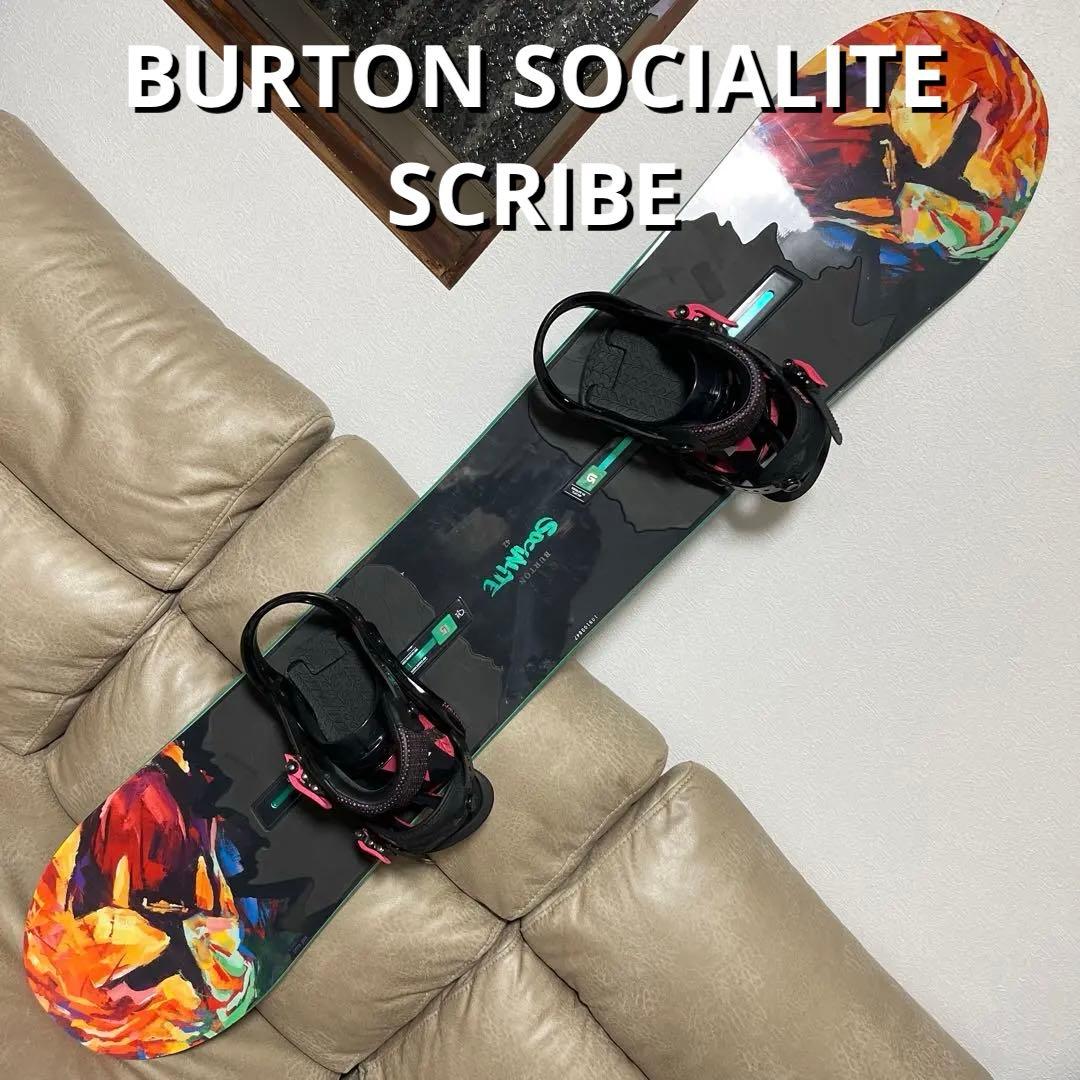 BURTON SOCIALITE 142 × BURTON SCRIBE M