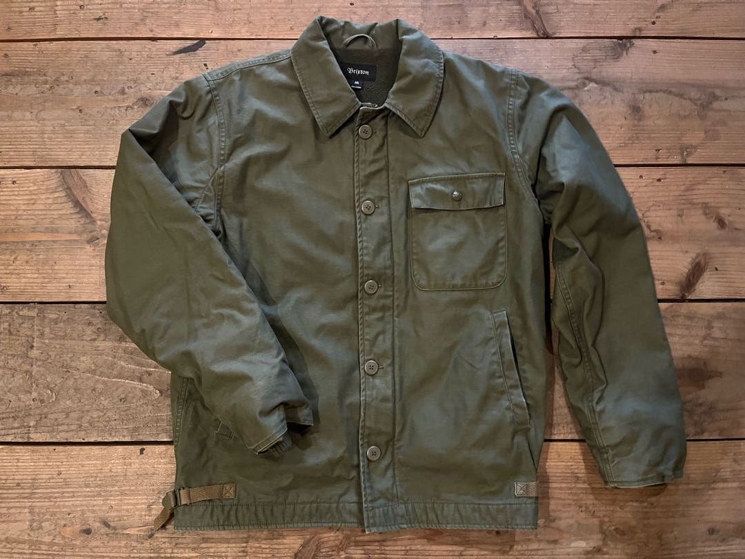 Brixton ブリクストン A-2デッキジャケット Mサイズ インナーフリース