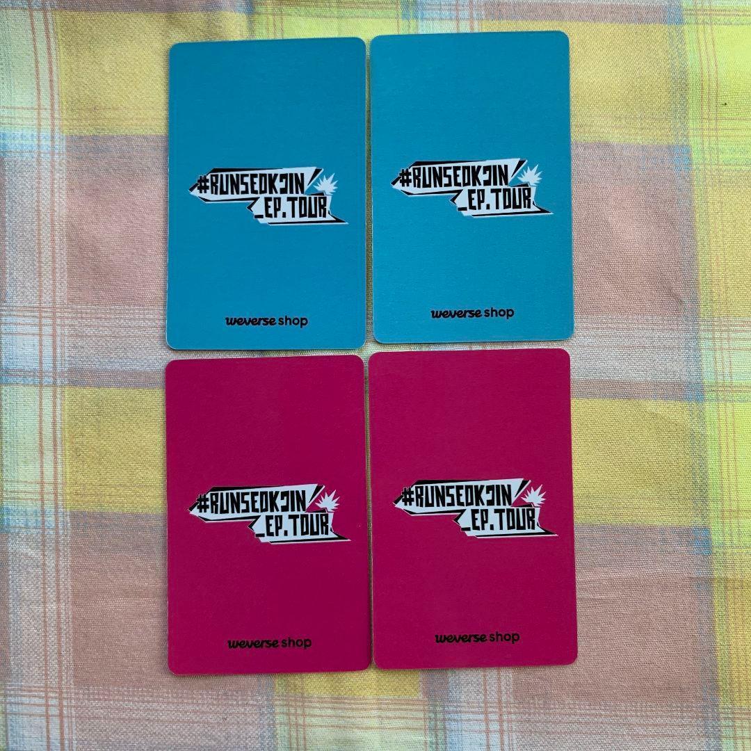 BTS RUNSEOKJIN_EP.TOUR 会場限定 トレカ ジン 4枚
