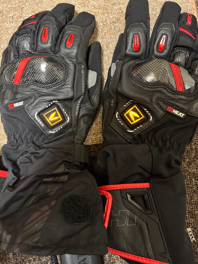 eHEAT 電熱グローブ RS TAICHI タイチ RST648 レッド L