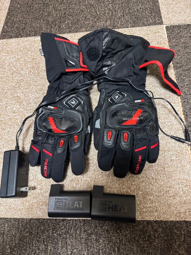eHEAT 電熱グローブ RS TAICHI タイチ RST648 レッド L
