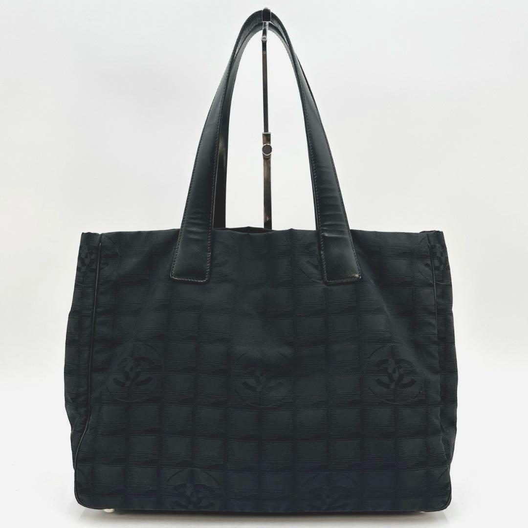 CHANEL シャネル ニュートラベルラインMM トートバッグ ハンドバッグ 黒