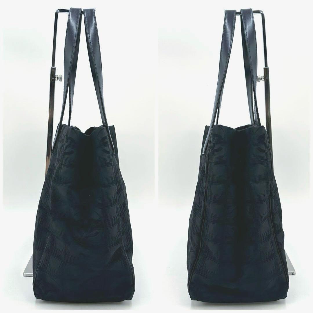 CHANEL シャネル ニュートラベルラインMM トートバッグ ハンドバッグ 黒