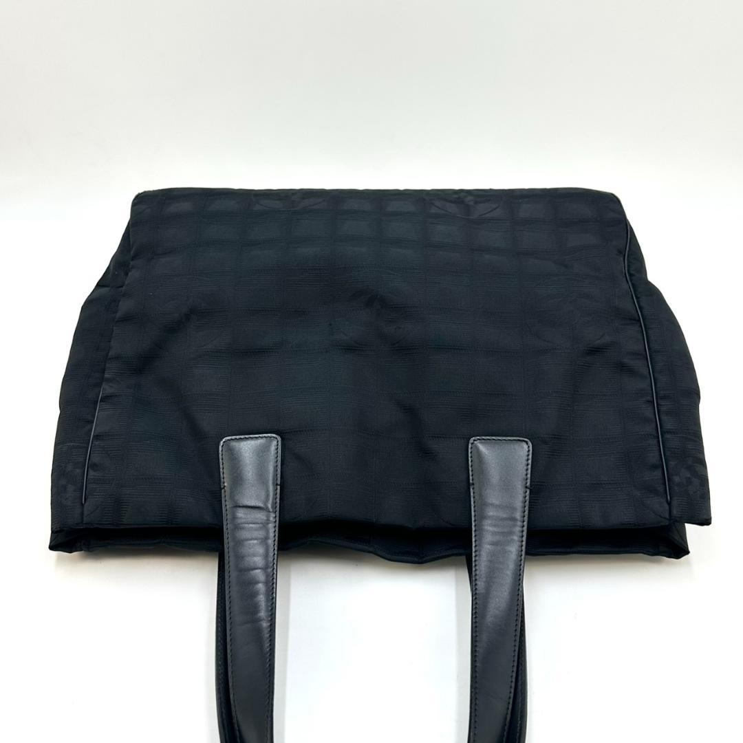 CHANEL シャネル ニュートラベルラインMM トートバッグ ハンドバッグ 黒