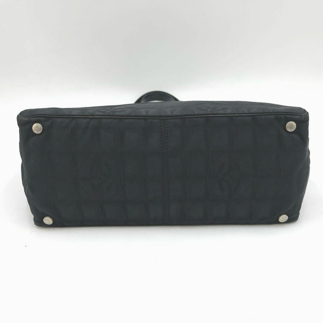 CHANEL シャネル ニュートラベルラインMM トートバッグ ハンドバッグ 黒