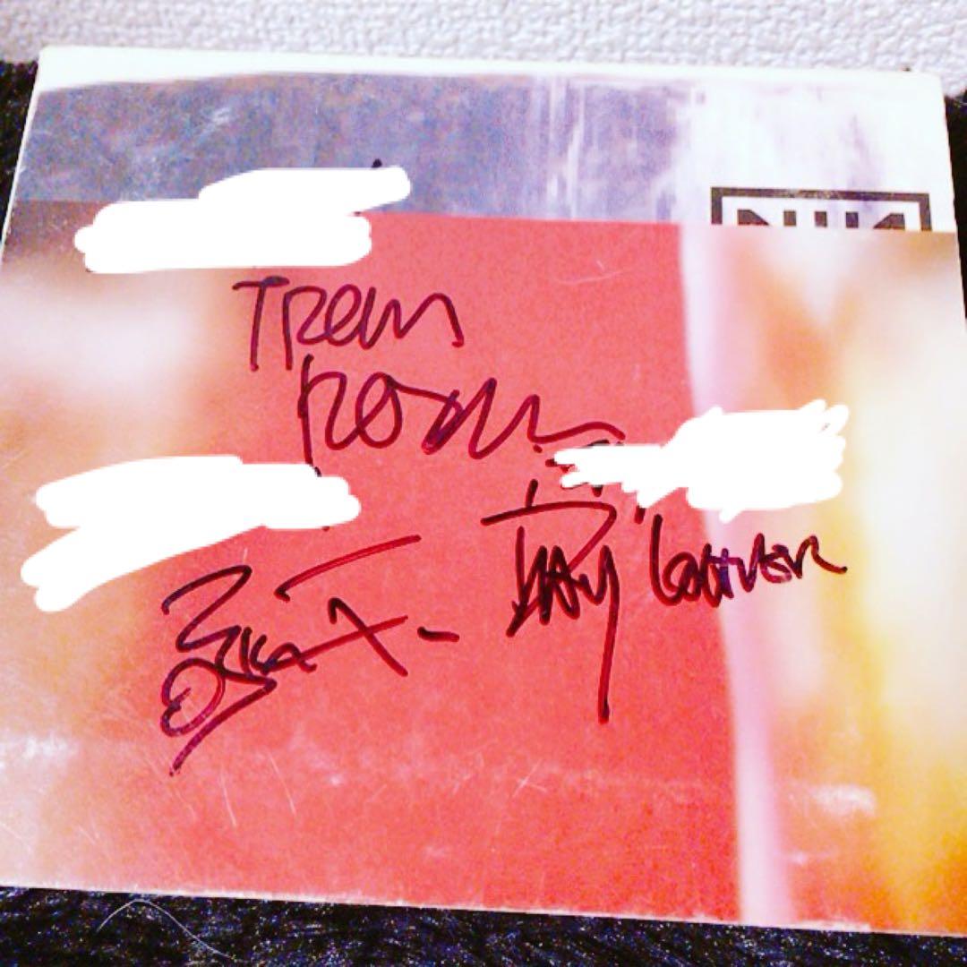 ナインインチネイルズ ザ・フラジャイル サイン入り CD