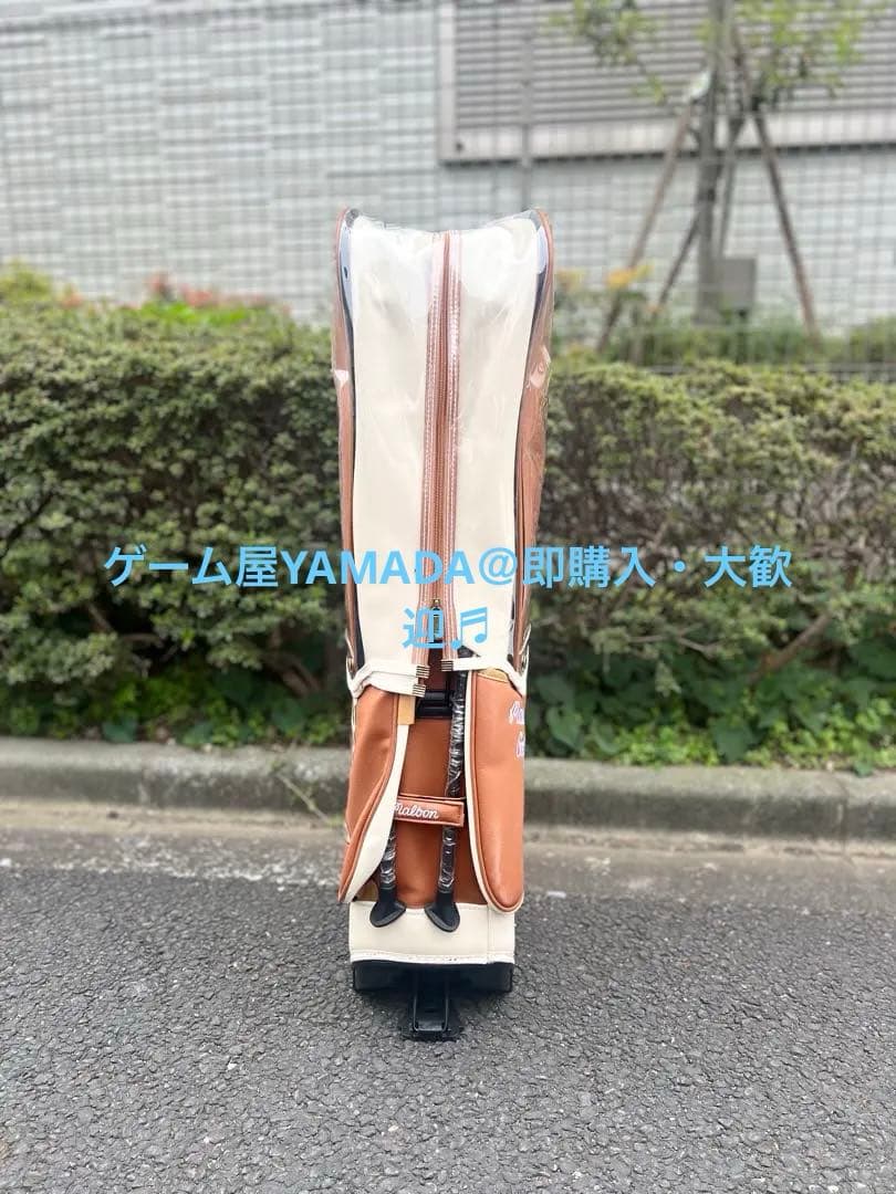 Malbon マルボン キャディバッグ ゴルフバッグ スタンド式 男女兼用 PU