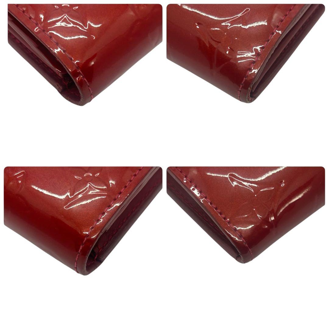 【極美品】ルイヴィトン ヴェルニ 長財布 ボルドー 艶感良好