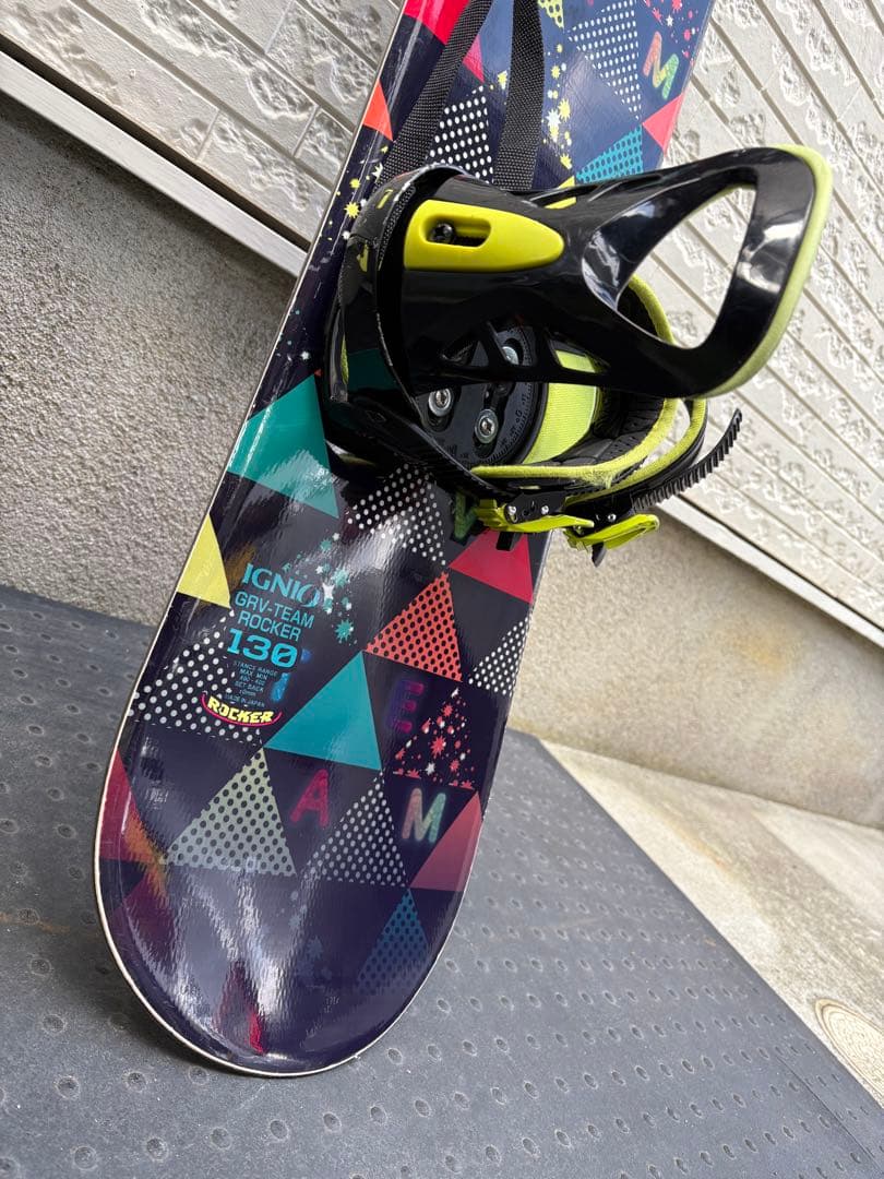 スノーボード2点セット IGNIO 130cm イグニオ キッズ 子供 ジュニア