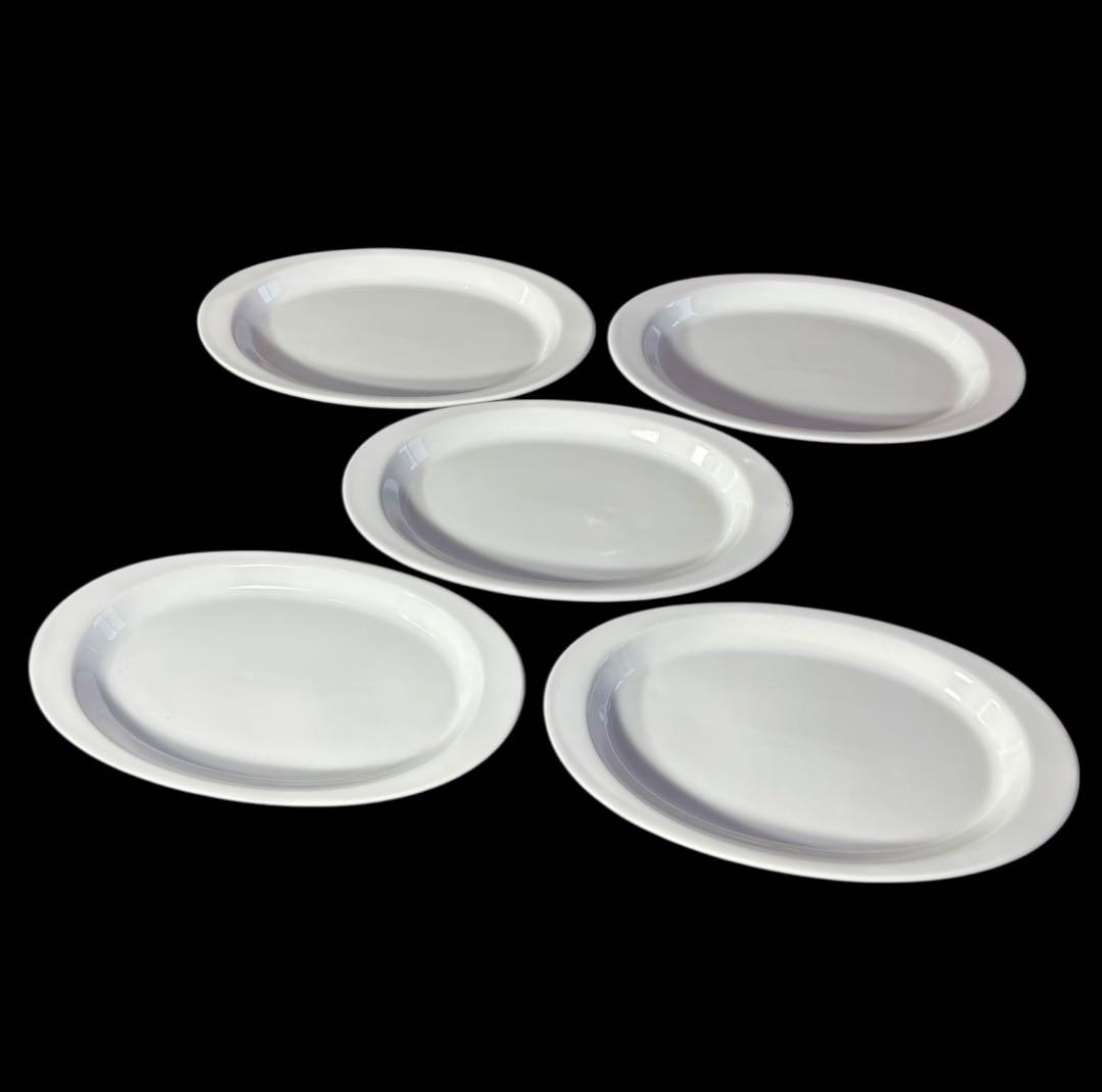 [5客セット] Porvasal ポルバサル オーバルプレート 27cm 和食器