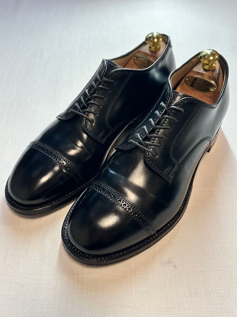 【極美品】ALDEN BLACK CORDVAN CAPTOE 7H 56251