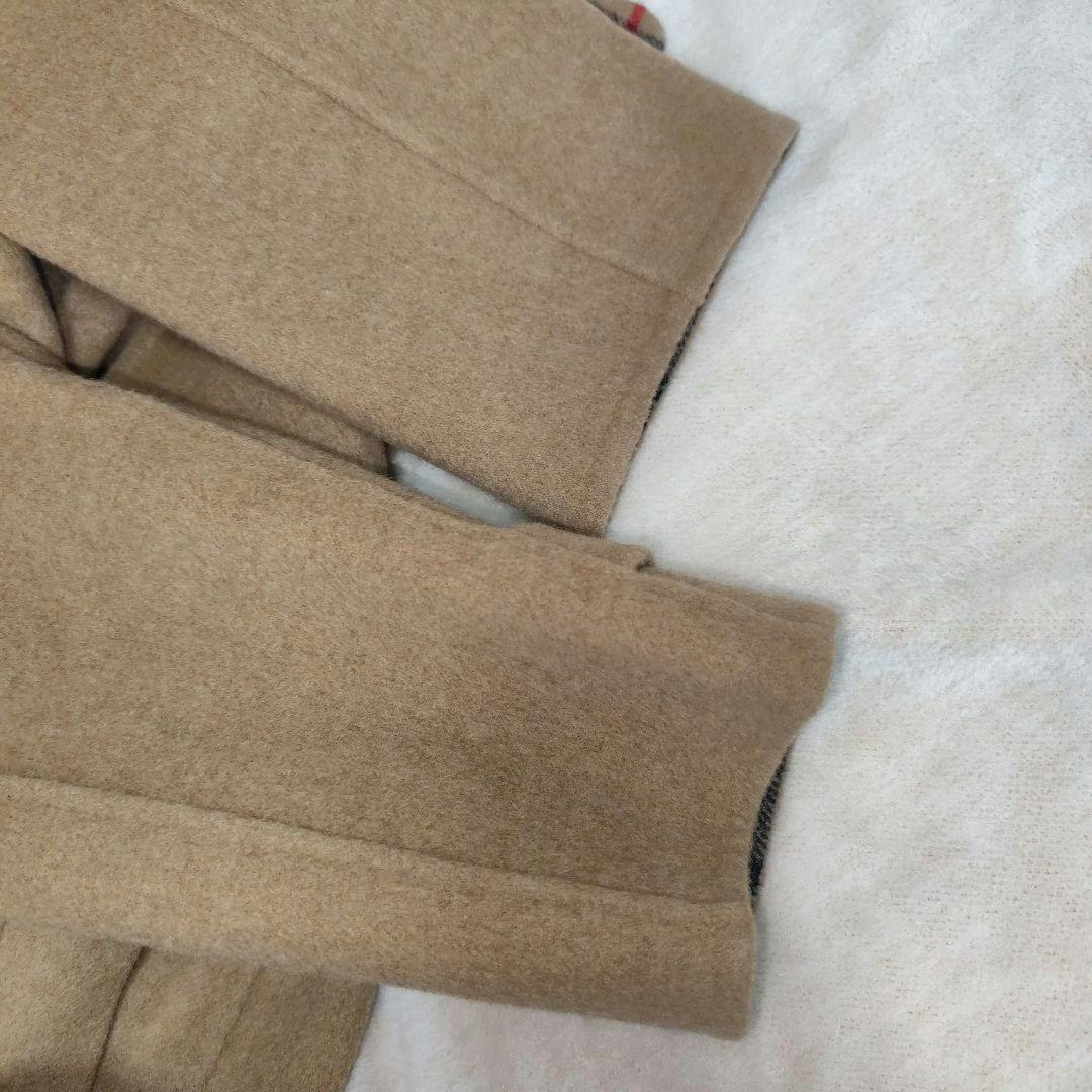 バーバリ　Burberry　ブラウン ウール混紡 ロングコート サイズ40