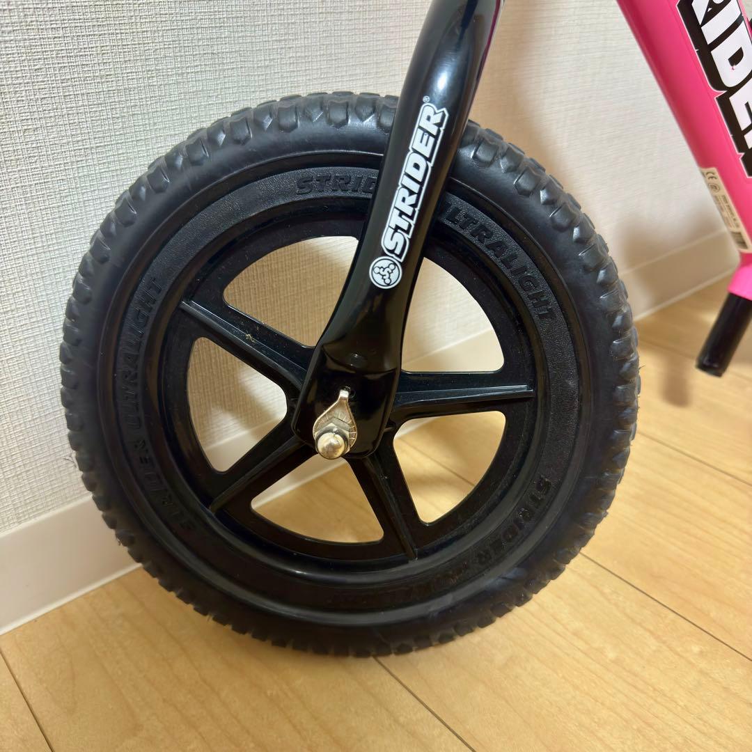 美品 ストライダー スポーツ ピンク 12インチ Strider Sports