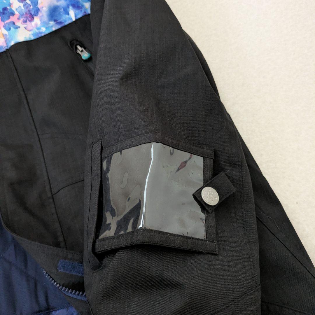 【新品級】スワロフスキー付水彩画 ICEPARDAL スノーボードウェアセット