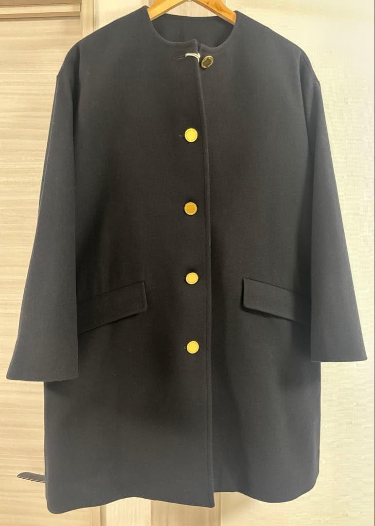 AW2025 【ユナイテッドアローズ別注】LINTON ノーカラー コート