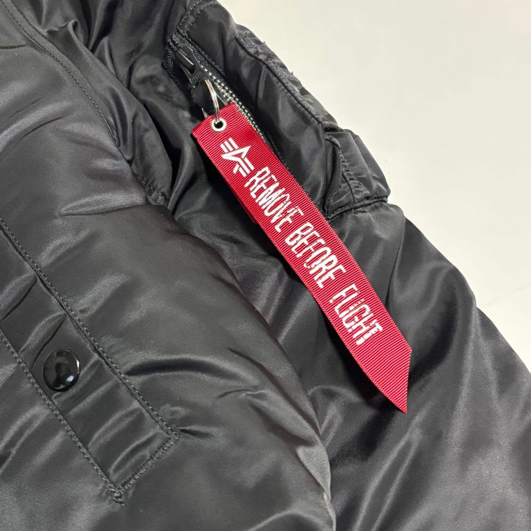 ぷっ〜ぞう ALPHA アルファ　黒・ブラック　N3B　ミリタリー　フライ