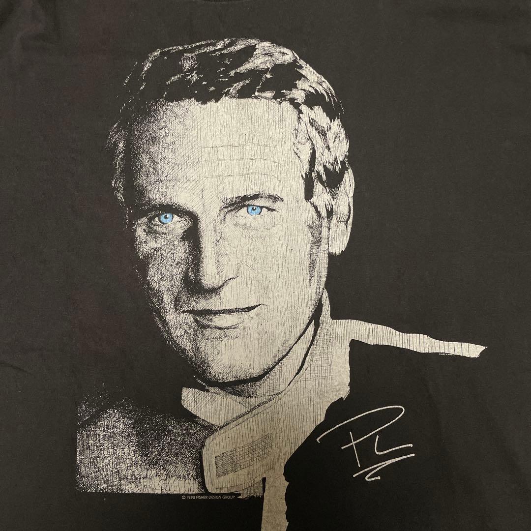 ヴィンテージTシャツ ポール・ニューマン XL 黒