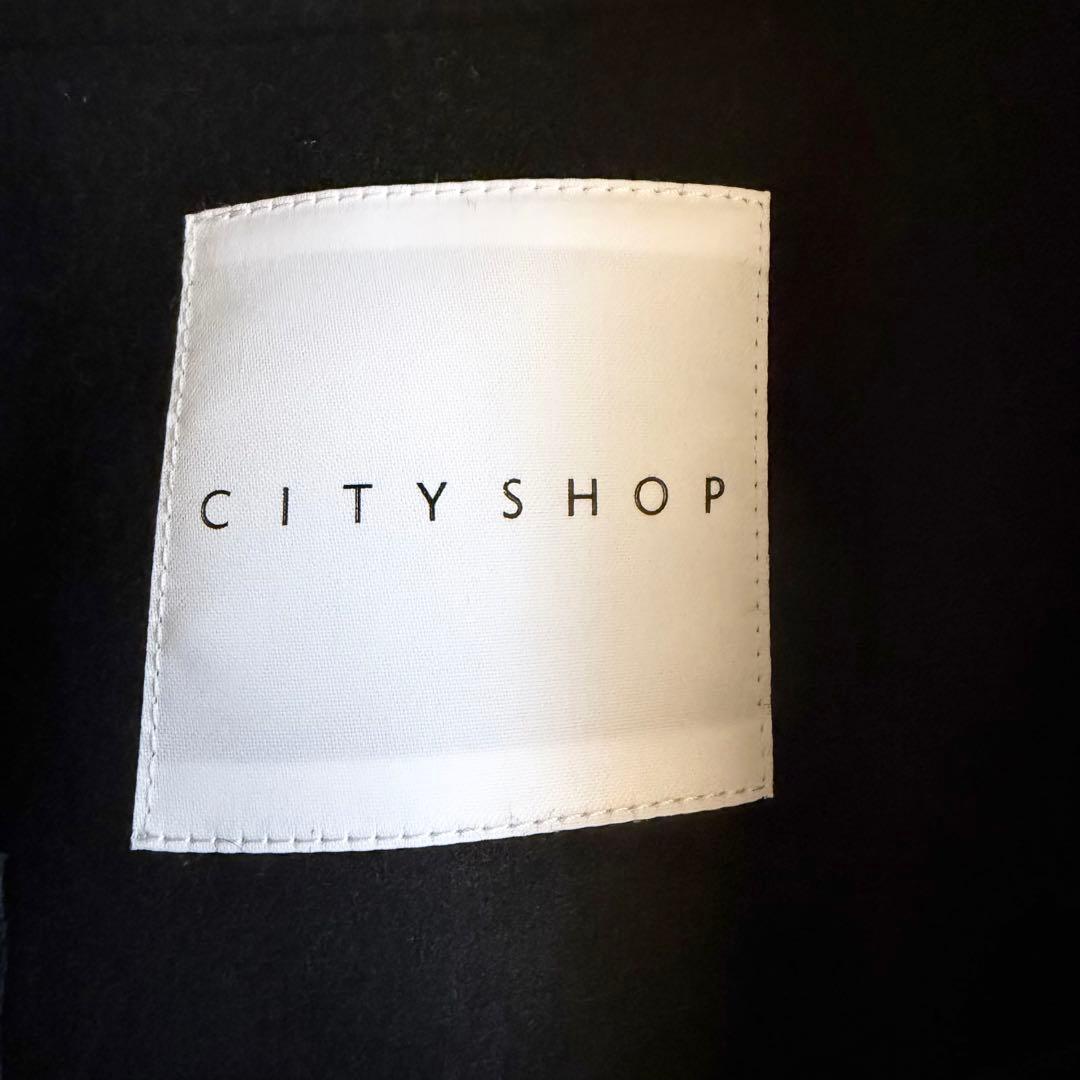 【シティショップ 】ダブルメルトンコート ダブルブレスト 36 コート