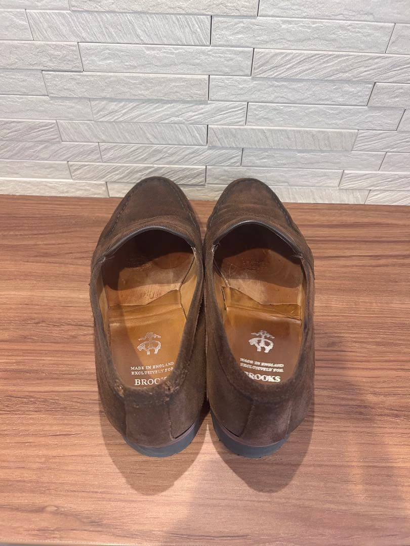 ブルックスブラザーズ　スエード ローファー ブラウン