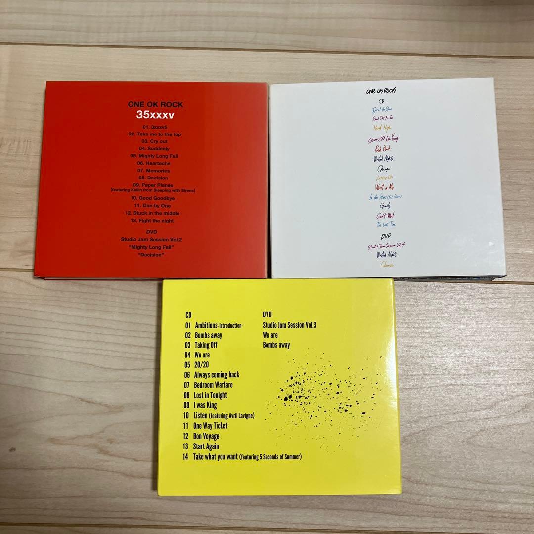 美品 ONE OK ROCK 初回限定盤 CD+DVD アルバム まとめ売り