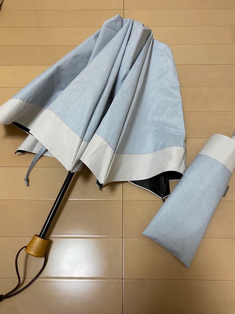 サンバリア100 3段折りブルー