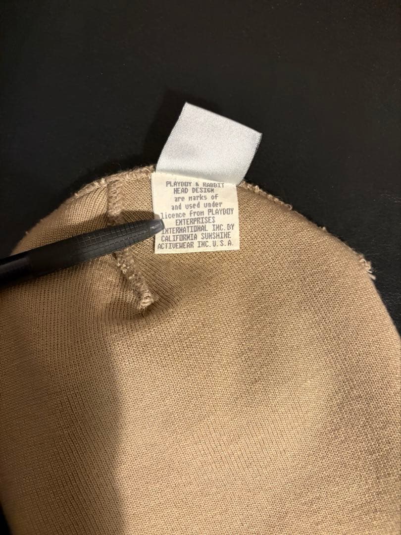 正規品　レア　PLAYBOY ニット帽　USA製　ヴィンテージ