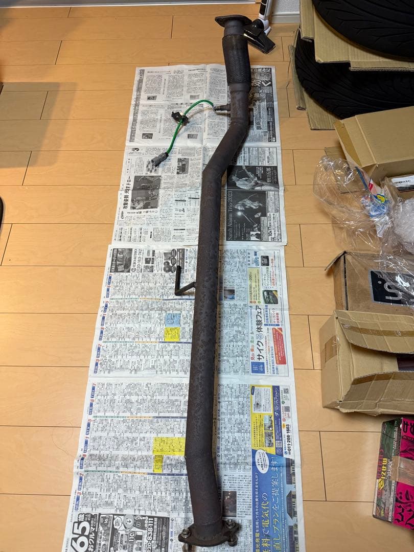 70カムリ 触媒ストレートマフラー