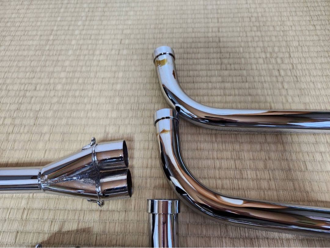 CBX550 ベース管BESEマフラー