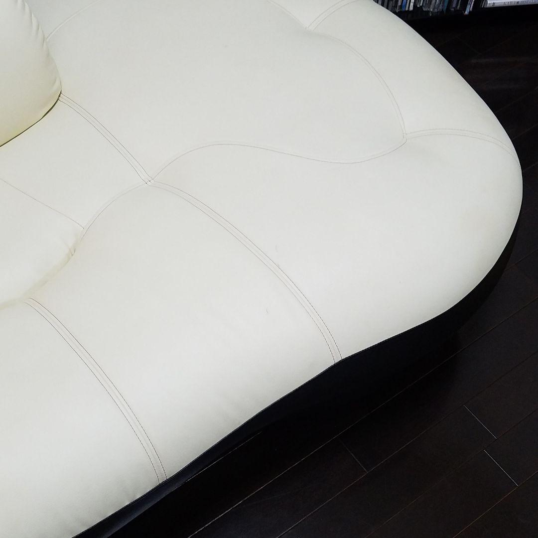 専用です^ ^白×黒　ツートンカラーソファー