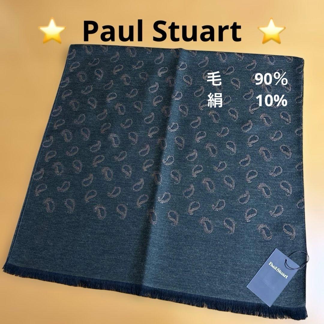 新品・未使用⭐️Paul Stuart マフラー　ペイズリー柄　①